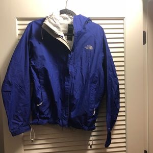 Aztec Blue North Face Rain Jacket